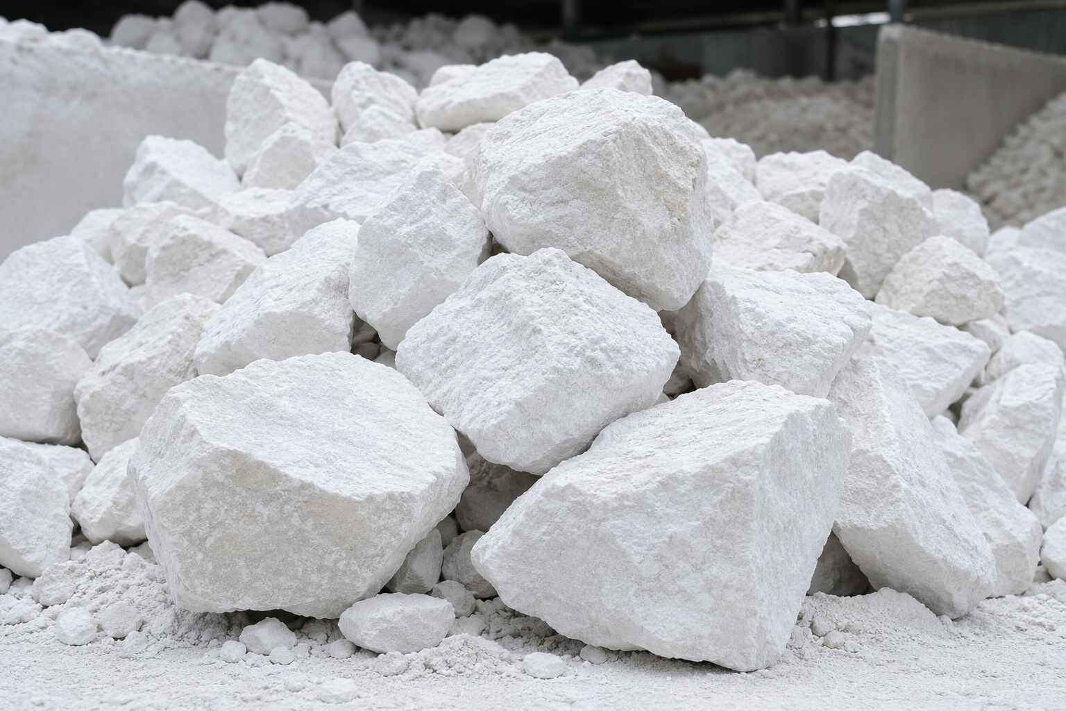 Ground gypsum powder production